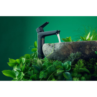 Umývadlová batéria Novaservis Metalia 58 bez výpuste čierna 58001/1,5