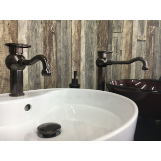 Umývadlová batéria WF Industrial bez výpuste olejom gumený bronz SIKOBWFS271