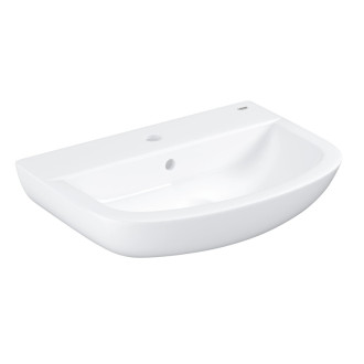 Umývadlo Grohe Bau Ceramic 55,3x38,6 cm alpská biela otvor pre batériu uprostred 39440000