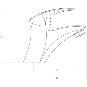 Umývadlová batéria Novaservis Metalia 57 bez výpuste chróm 57001/1.0