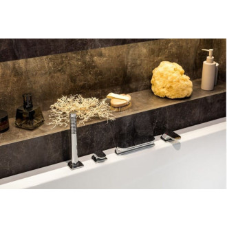 Vaňová batéria Ravak Chrome CR025.00 so sprchovacím setom chróm X070073