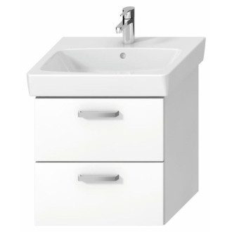 Kúpeľňová skrinka pod umývadlo Jika Lyra Plus Viva 54x41,6x55 cm biela H40J3844023001