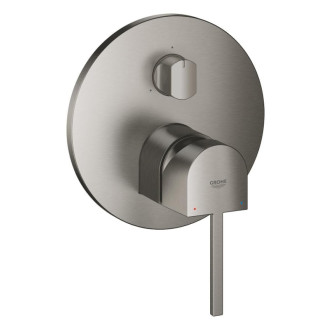 Vaňová batéria Grohe Plus bez podomietkového telesa kartáčovaný Hard Graphite 24093AL3