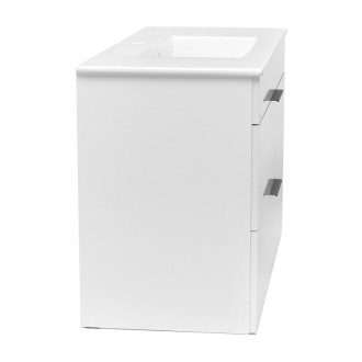 Kúpeľňová skrinka s umývadlom Jika Plan 100x44,1x62,2 cm biela H4536521763001