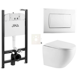 Závesný wc set do ľahkých stien / predstenová SAT SIKOJSREX67