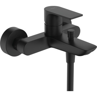 Vaňová batéria Hansgrohe Rebris E bez sprchového setu 150 mm matná čierna 72450670