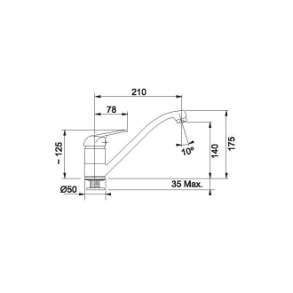 Set Franke N34 (drez ETN 614 ETHOS 3 1/2&quot; + FB 250.031) 101.0283.219