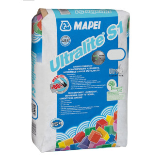 Lepidlo Mapei Ultralite S1 sivá 15 kg C2TE S1 ULTRALITES1