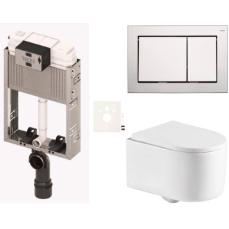 Závesný wc set na zamurovanie SAT SIKOTZREX72CR