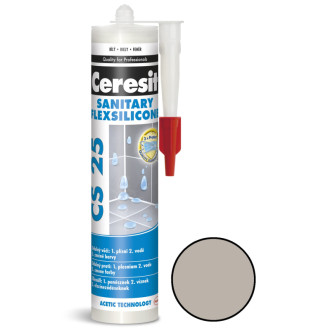 Silikón Ceresit CS 25 sivá 280 ml CS2507