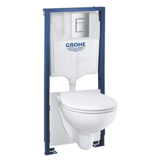 Závesný wc set do ľahkých stien / predstenový Grohe Bau Ceramic 39586000