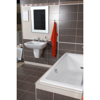 Zrkadlo s fazetou Amirro Snowqueen 60x80 cm šedá 711-447