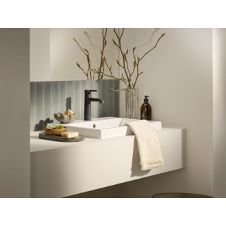 Umývadlová batéria Hansa Vantis bez výpuste čierna matná 5437220733