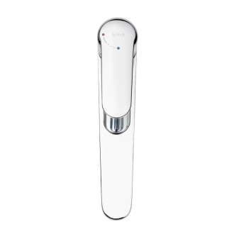 Vysoká umývadlová batéria VitrA Root Round BluEco bez výpustu chróm A42707BE