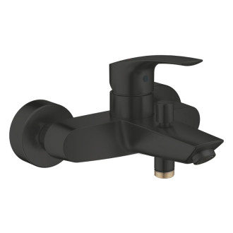 Vaňová batéria Grohe Eurosmart bez sprchového setu 150 mm čierna matná 333002433