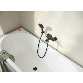 Vaňová batéria Grohe Eurosmart bez sprchového setu 150 mm čierna matná 333002433