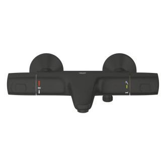 Vaňová batéria Grohe Precision Trend bez sprchového setu 150 mm čierna matná 1022162432