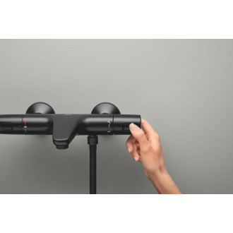 Vaňová batéria Grohe Precision Trend bez sprchového setu 150 mm čierna matná 1022162432