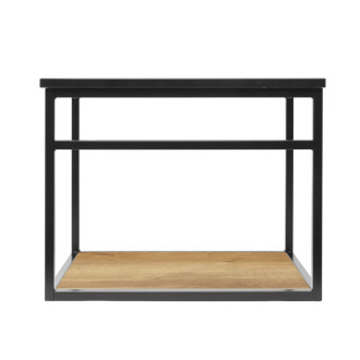 Konštrukcia s krycou doskou z umelého kameňa Naturel Industrial 59x45x45 cm čierna mat KONZOLEUM60DTK