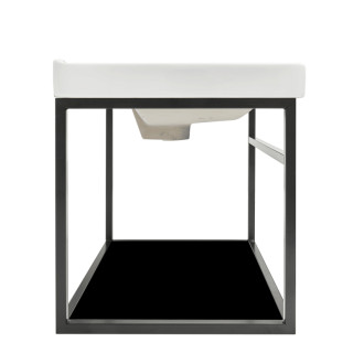 Konštrukcia s umývadlom Naturel Industrial 59x45x45 cm čierna mat KONZOLEUM60CU1