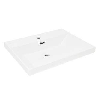 Nábytkové umývadlo SAT B-Way 61x46,5 cm otvor pre batériu uprostred SATBW6046