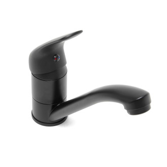 Umývadlová batéria S-Line Pro s otočným ramienkom čierna matná SIKOBSLPRO287C