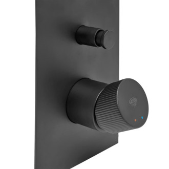 Vaňová batéria SAT Evolution vrátane podomietkového telesa čierna matná SATBSEVO215C