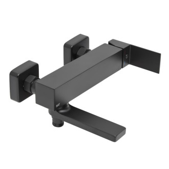 Vaňová batéria SAT Vision bez sprchového setu 150 mm čierna matná SATBSVI222C