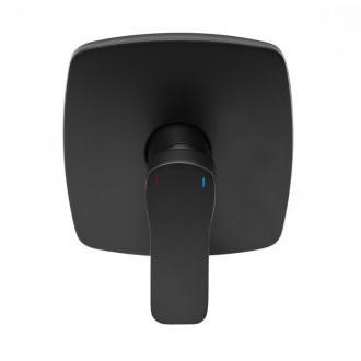 Sprchová batéria SAT Cube Way vrátane podomietkového telesa čierna matná CU210C