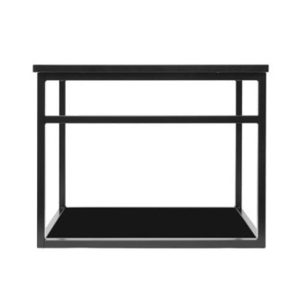 Kúpeľňová skrinka s umývadlom Naturel Industrial 59x45x45 cm čierna mat KONZOLEUM60CZ