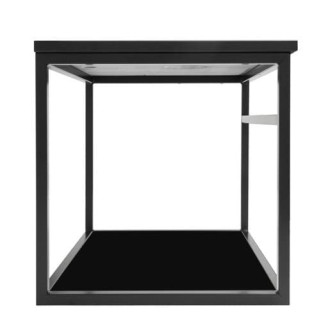 Kúpeľňová skrinka s umývadlom Naturel Industrial 59x45x45 cm čierna mat KONZOLEUM60CZ