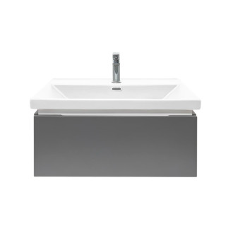 Kúpeľňová skrinka s umývadlom a batériou SAT Feel 60x30x44, 8 cm antracit mat SATFEEL60ANTU4BA