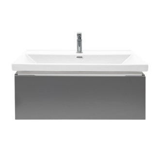 Kúpeľňová skrinka s umývadlom a batériou SAT Feel 80x30x44, 8 cm antracit mat SATFEEL80ANTU4BA