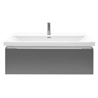 Kúpeľňová skrinka s umývadlom a batériou SAT Feel 100x30x44, 8 cm antracit mat SATFEEL100ANTU4BA