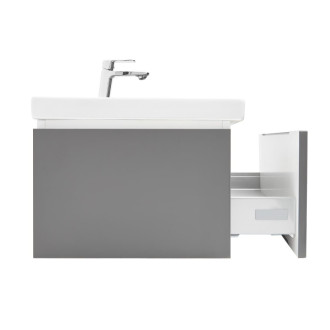 Kúpeľňová skrinka s umývadlom SAT Feel 120x30x44, 8 cm antracit mat SATFEEL120ANTU4BA