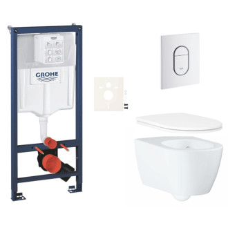 Závesný wc set do ľahkých stien / predstenová montáž Grohe Essence SIKOGRSESASH0