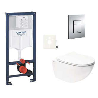 Závesný wc set do ľahkých stien / predstenová montáž Swiss Aqua Technologies Infinitio SIKOGRSIN11E