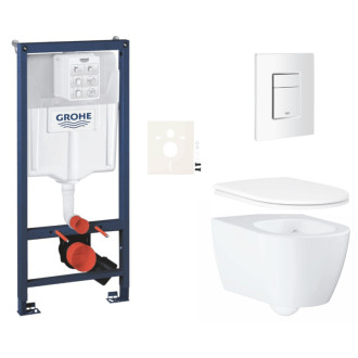 Závesný wc set do ľahkých stien / predstenová montáž Grohe Essence SIKOGRSESSCSH0