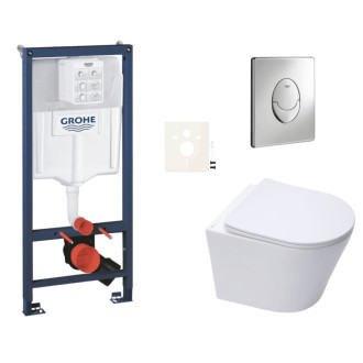 Závesný wc set do ľahkých stien / predstenová montáž Swiss Aqua Technologies Infinitio SIKOGRSIN10SA