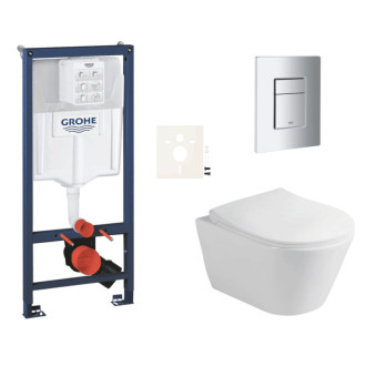 Závesný wc set do ľahkých stien / predstenová montáž Glacera Ava SIKOGRSAVASCP00