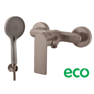 Sprchová batéria RAV SLEZÁK Níl so sprchovým setom 150 mm kartáčovaná metal grey NL181.5/1MGK