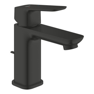 Umývadlová batéria Grohe Cubeo s výpustou čierna matná 1016942430
