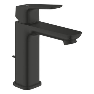 Umývadlová batéria Grohe Cubeo s výpustou čierna matná 1017492430
