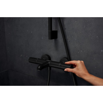 Vaňová batéria Hansgrohe Ecostat Element bez sprchového setu 150 mm čierna matná 13347670