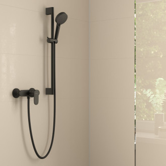 Sprchová batéria Hansgrohe Vernis Blend so sprchovacím setom 150 mm čierna matná 26958670