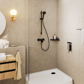 Sprchová batéria Hansgrohe Vernis Blend so sprchovacím setom 150 mm čierna matná 26958670