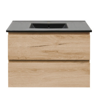 Kúpeľňová skrinka 2 zásuvková s umývadlom SAT B-Way 79x50x45 cm dub mat BWAY280OAKU4B