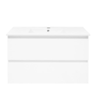 Kúpeľňová skrinka s umývadlom SAT B-Way 79x50x45 cm biela mat BWAY280WU4BI