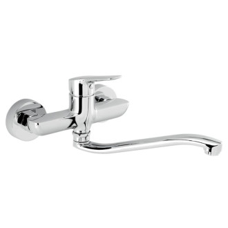 Drezová - umývadlová batéria Novaservis Metalia 54 s otočným ramienkom 150 mm chróm 54070,0