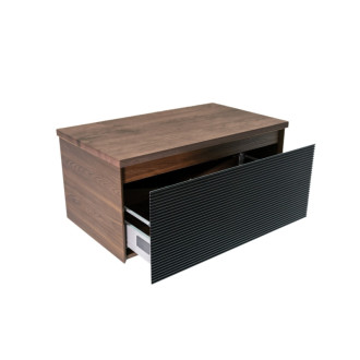 Kúpeľňová skrinka s krycou doskou Naturel Monza 79x30x45 cm orech mat MONZA80BN